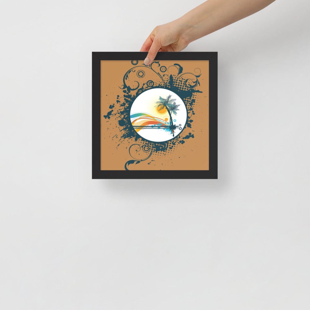 Beach Vibes Framed Poster