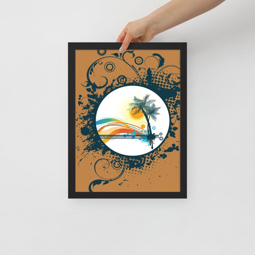 Beach Vibes Framed Poster