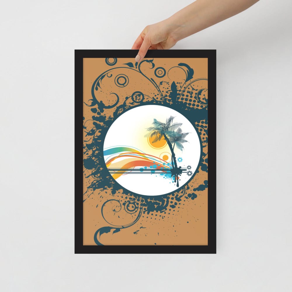 Beach Vibes Framed Poster