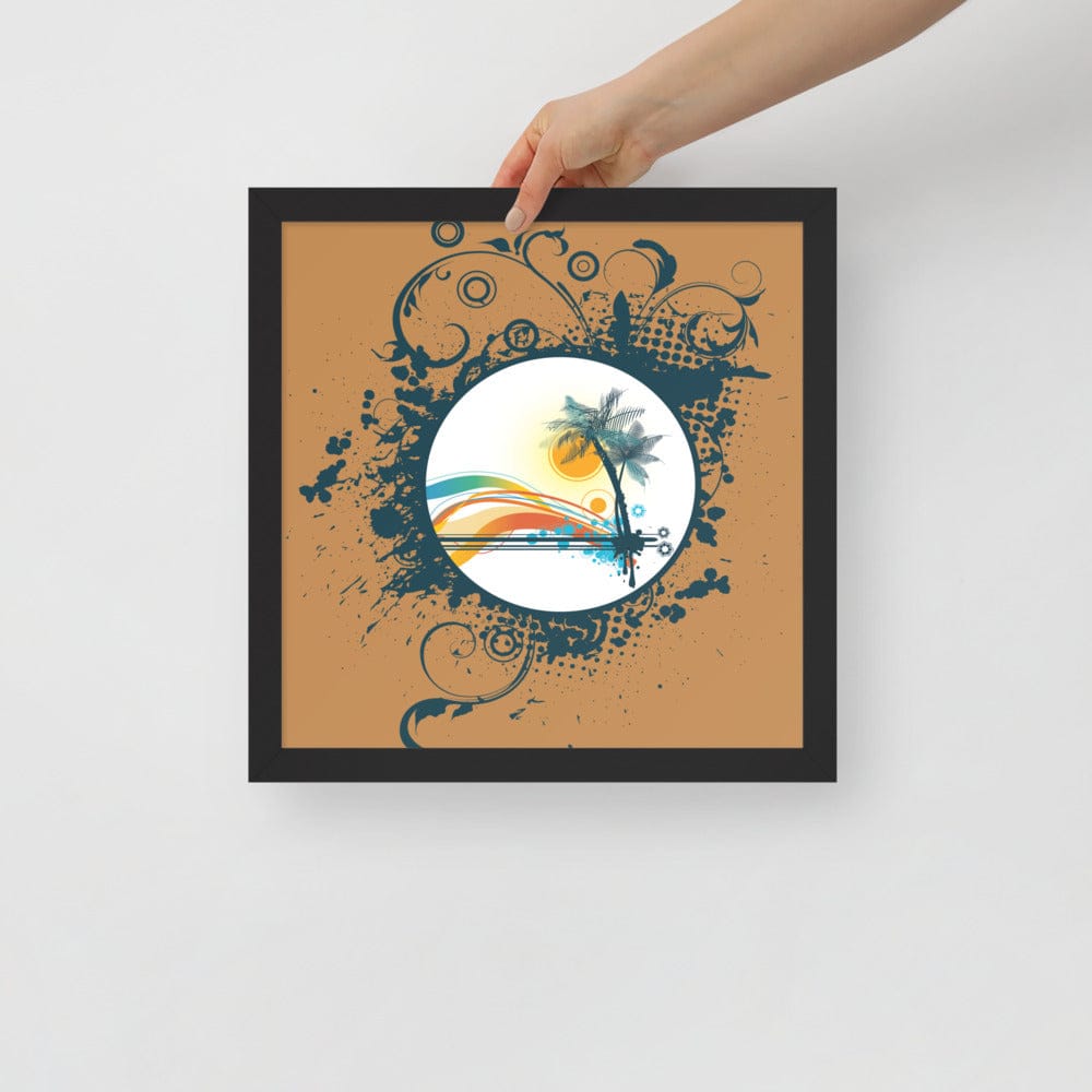 Beach Vibes Framed Poster