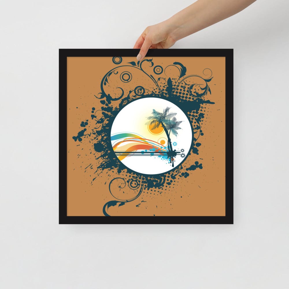 Beach Vibes Framed Poster
