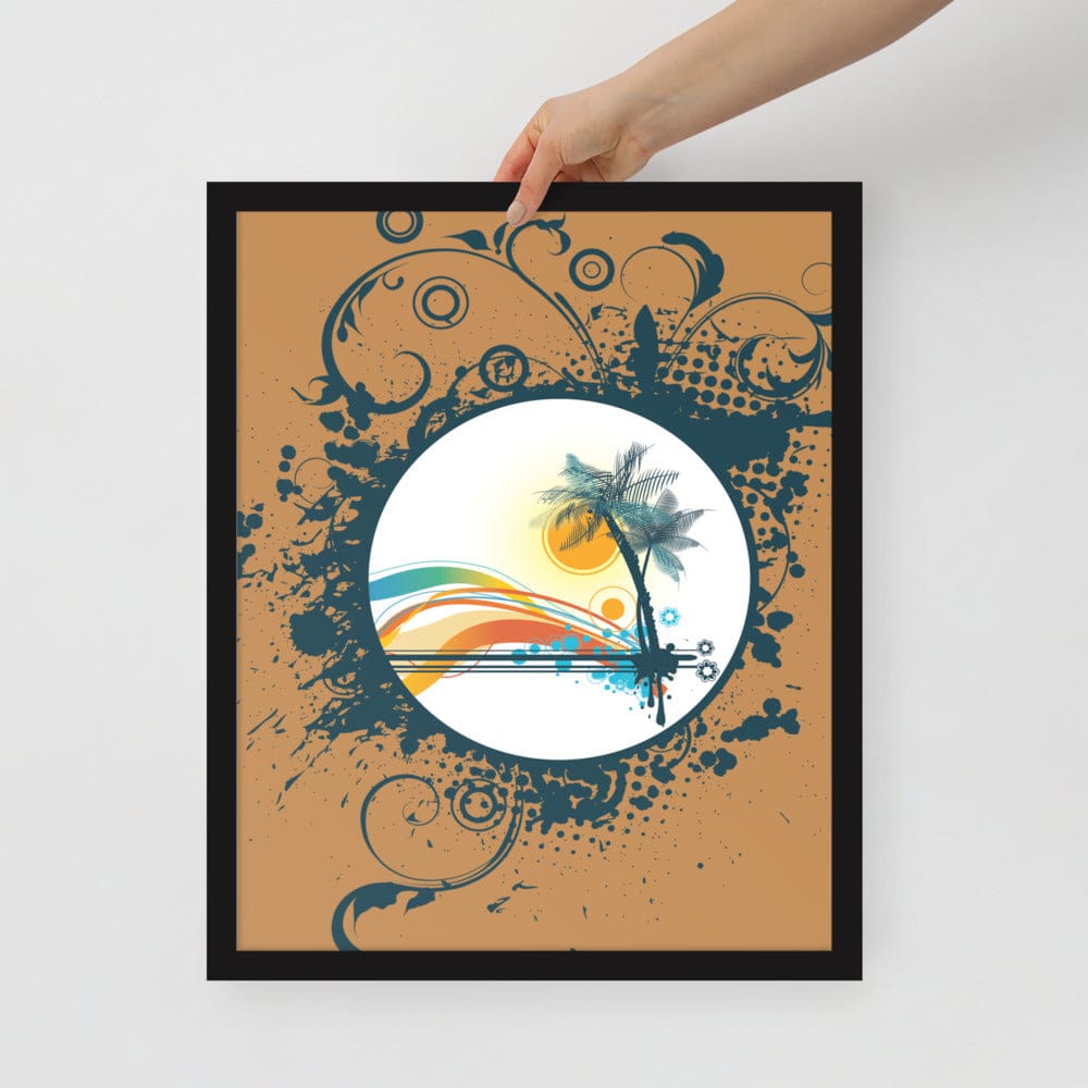 Beach Vibes Framed Poster