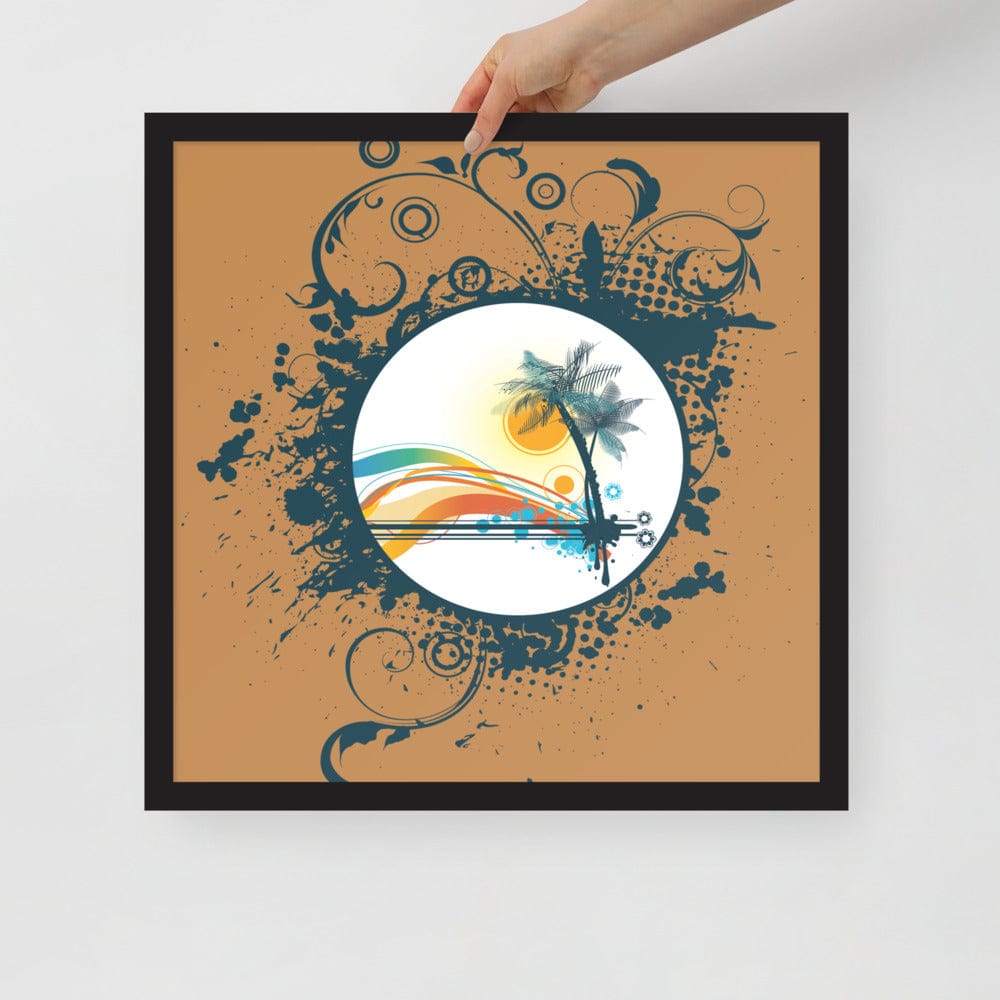 Beach Vibes Framed Poster