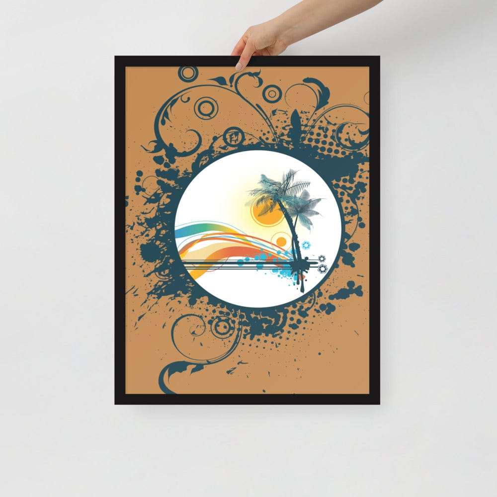 Beach Vibes Framed Poster