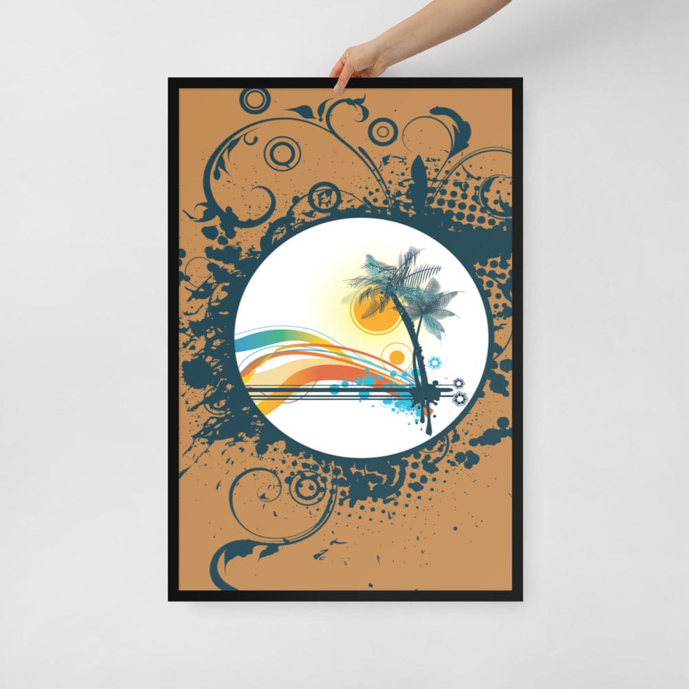 Beach Vibes Framed Poster