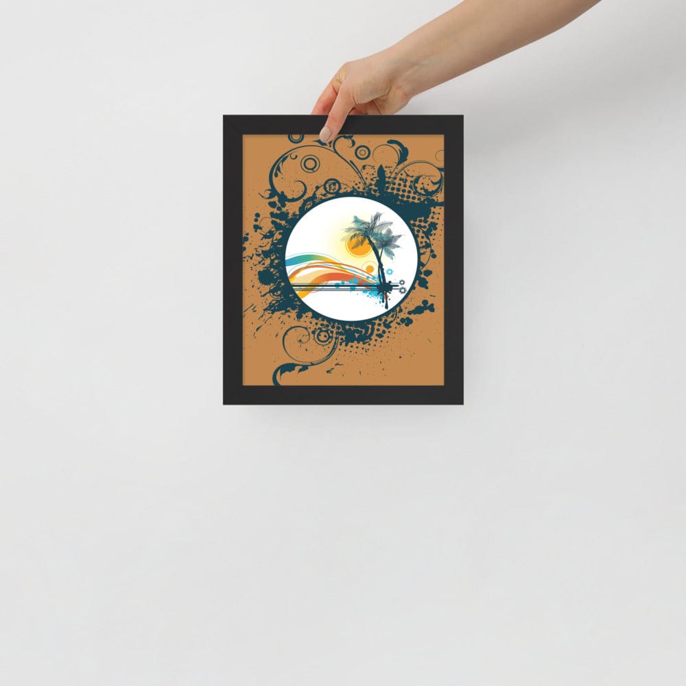 Beach Vibes Framed Poster