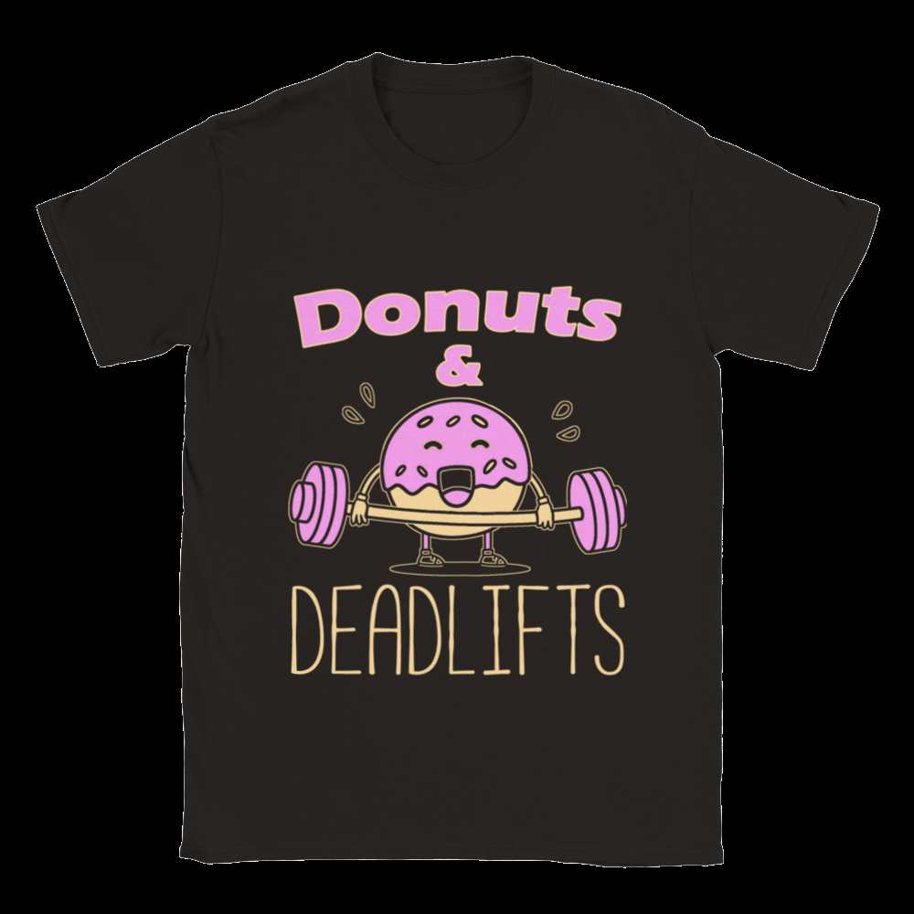 Donuts and Deadlifts Fitness T-Shirt