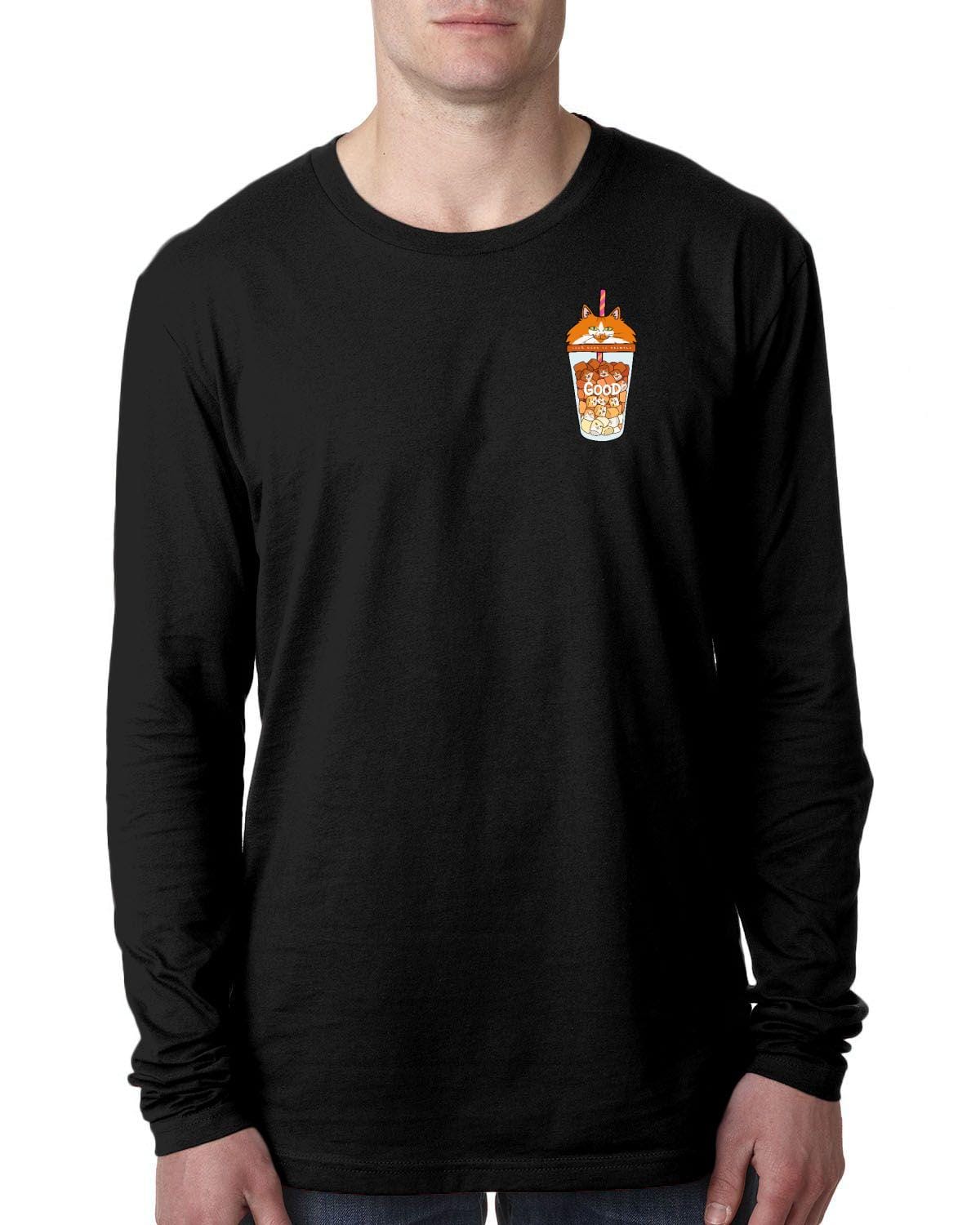 Next Level Men's Cotton Long-Sleeve Crew | N3601