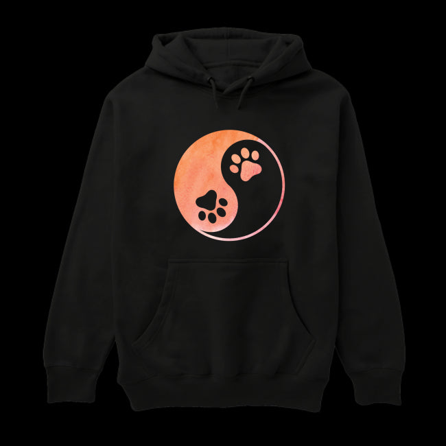 Super Soft Cat Ying Yang Unisex Hoodie