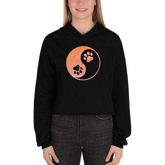 Ying Yang Cat Womens Hoodie