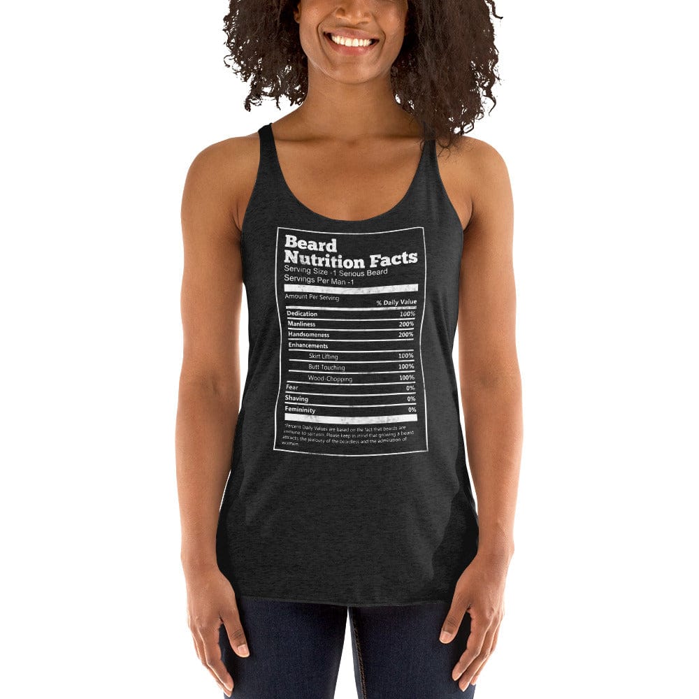 Beard Facts Racerback Tank